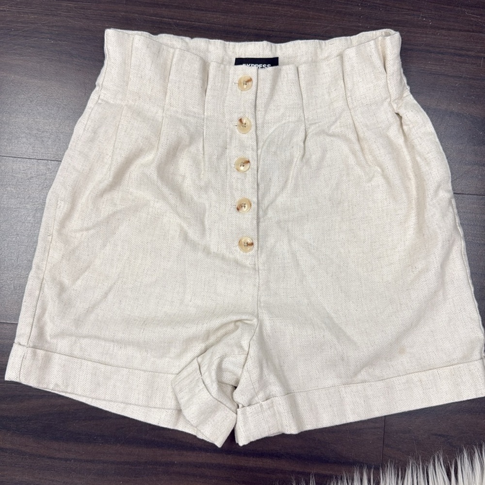 Express Bermuda extreme high-rise shorts